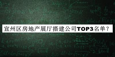 宣州區(qū)房地產展廳搭建公司TOP3名單